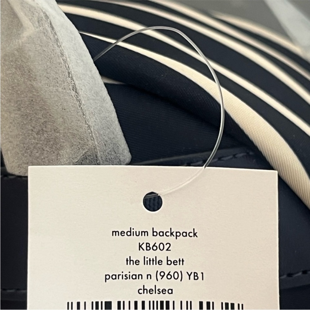 Kate Spade Chelsea Nylon Medium Backpack Bag Parisian Navy NWT - Picture 8 of 12